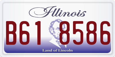 IL license plate B618586