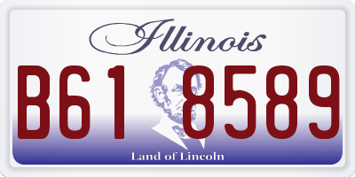 IL license plate B618589