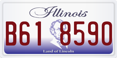 IL license plate B618590