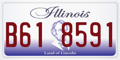 IL license plate B618591