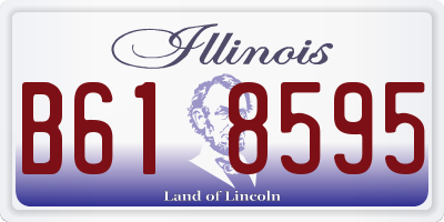 IL license plate B618595