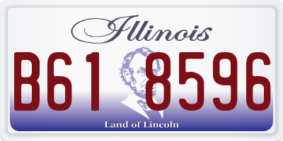 IL license plate B618596