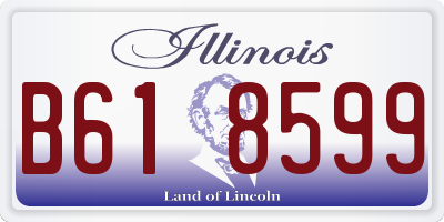 IL license plate B618599