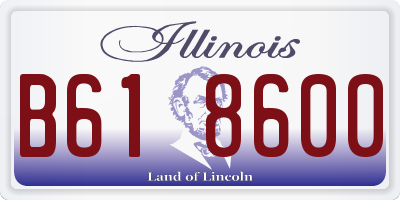 IL license plate B618600