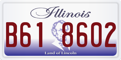 IL license plate B618602