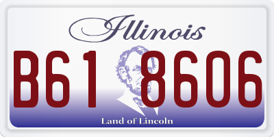 IL license plate B618606