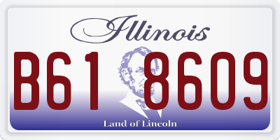 IL license plate B618609