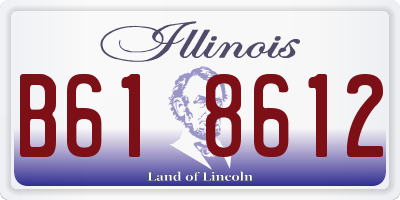 IL license plate B618612