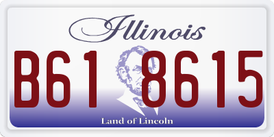 IL license plate B618615
