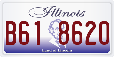 IL license plate B618620