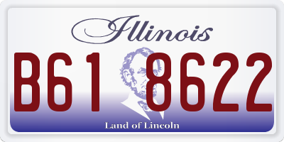 IL license plate B618622