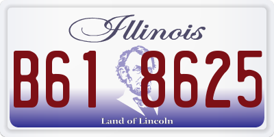 IL license plate B618625