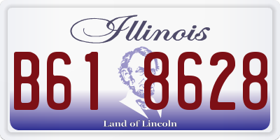 IL license plate B618628