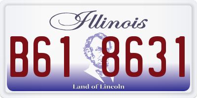 IL license plate B618631