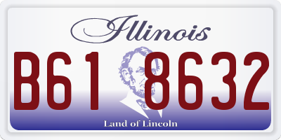 IL license plate B618632
