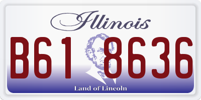 IL license plate B618636