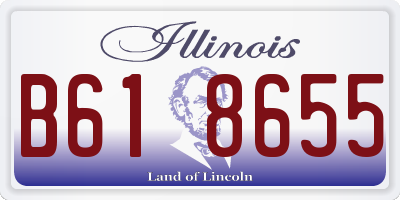 IL license plate B618655