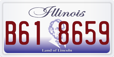 IL license plate B618659