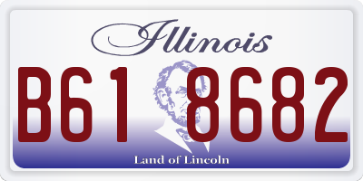 IL license plate B618682