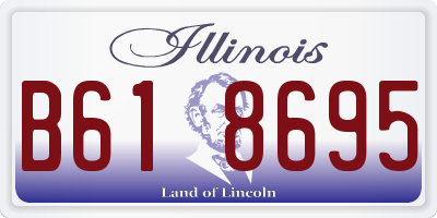 IL license plate B618695