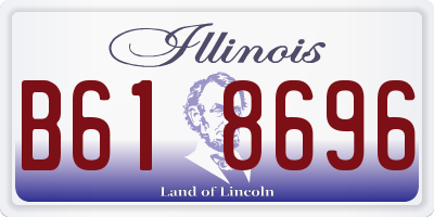 IL license plate B618696