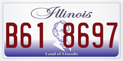 IL license plate B618697
