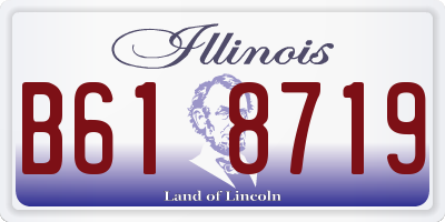 IL license plate B618719