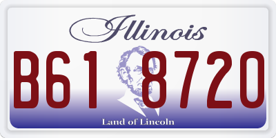 IL license plate B618720