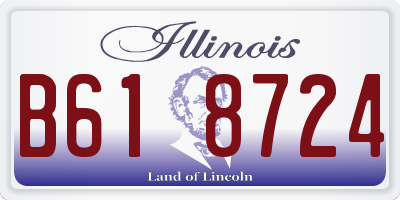 IL license plate B618724