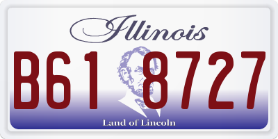 IL license plate B618727