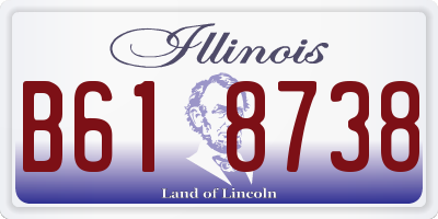 IL license plate B618738