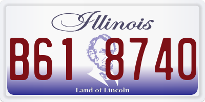 IL license plate B618740