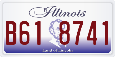 IL license plate B618741
