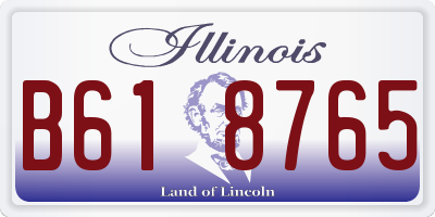 IL license plate B618765