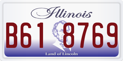 IL license plate B618769