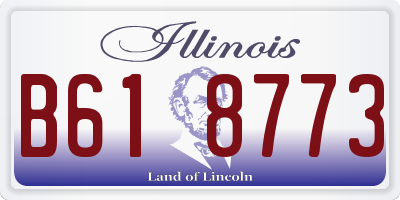 IL license plate B618773