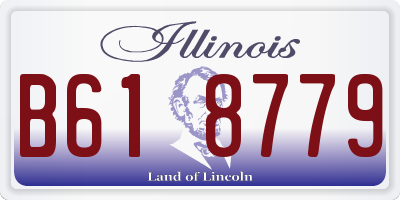 IL license plate B618779