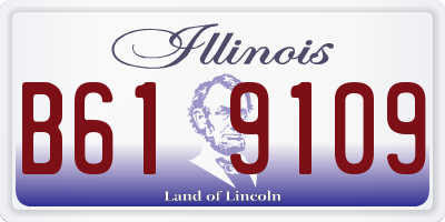 IL license plate B619109