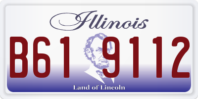 IL license plate B619112