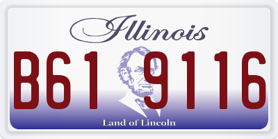 IL license plate B619116