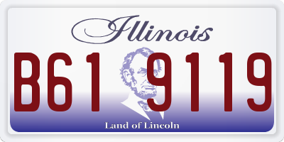 IL license plate B619119