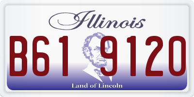 IL license plate B619120