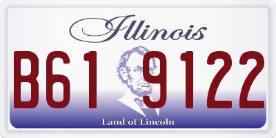 IL license plate B619122
