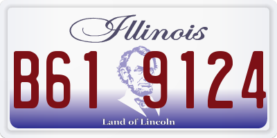 IL license plate B619124