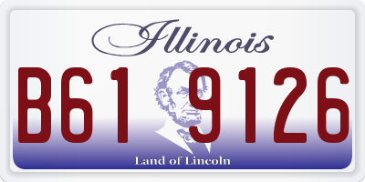 IL license plate B619126