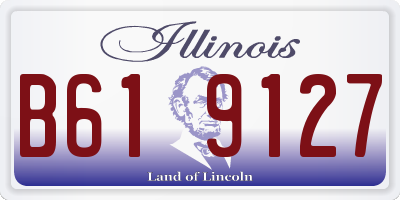 IL license plate B619127