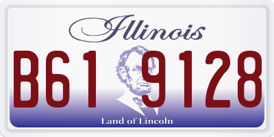 IL license plate B619128