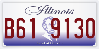 IL license plate B619130