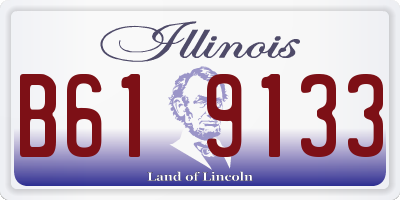 IL license plate B619133