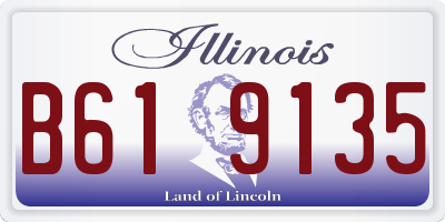 IL license plate B619135